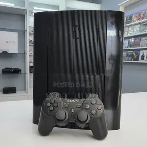 Nice Foreign Used Ps3 Slim With Games and Black Pad