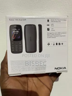 New Nokia 106 Black