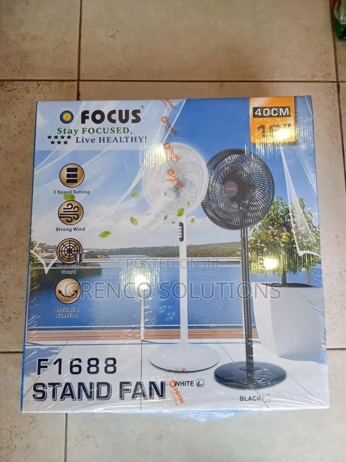 Digital Led Display With Remote Control Eco Fan