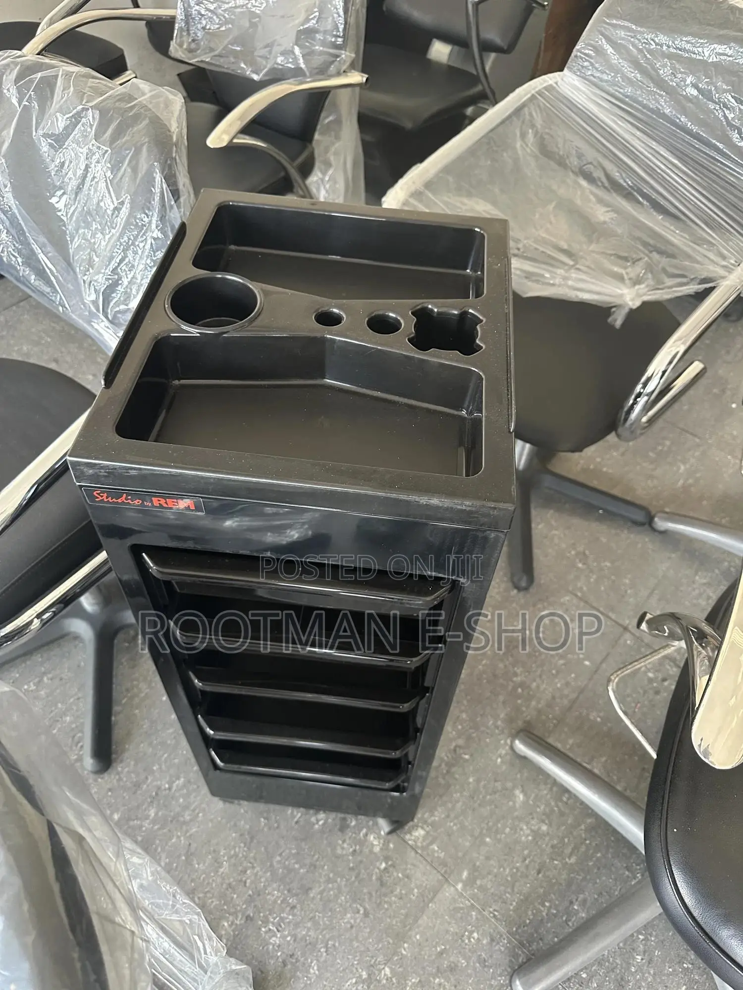 Rem Black Studio Accessories Trolley