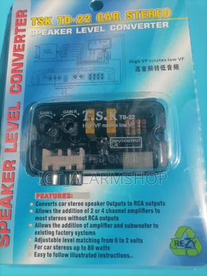 Stereo Speaker Level Converter.