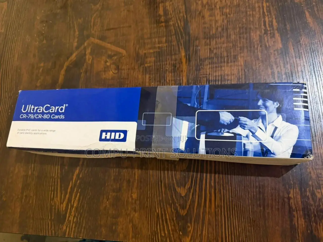 Fargo Cr-79/Cr-80 Adhesive Paper-backed Ultracard Pvc Cards (500cards)