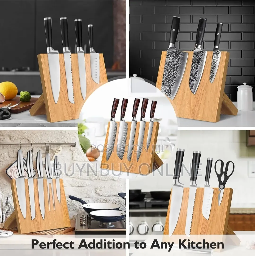 Wooden Magnetic Knife Holder