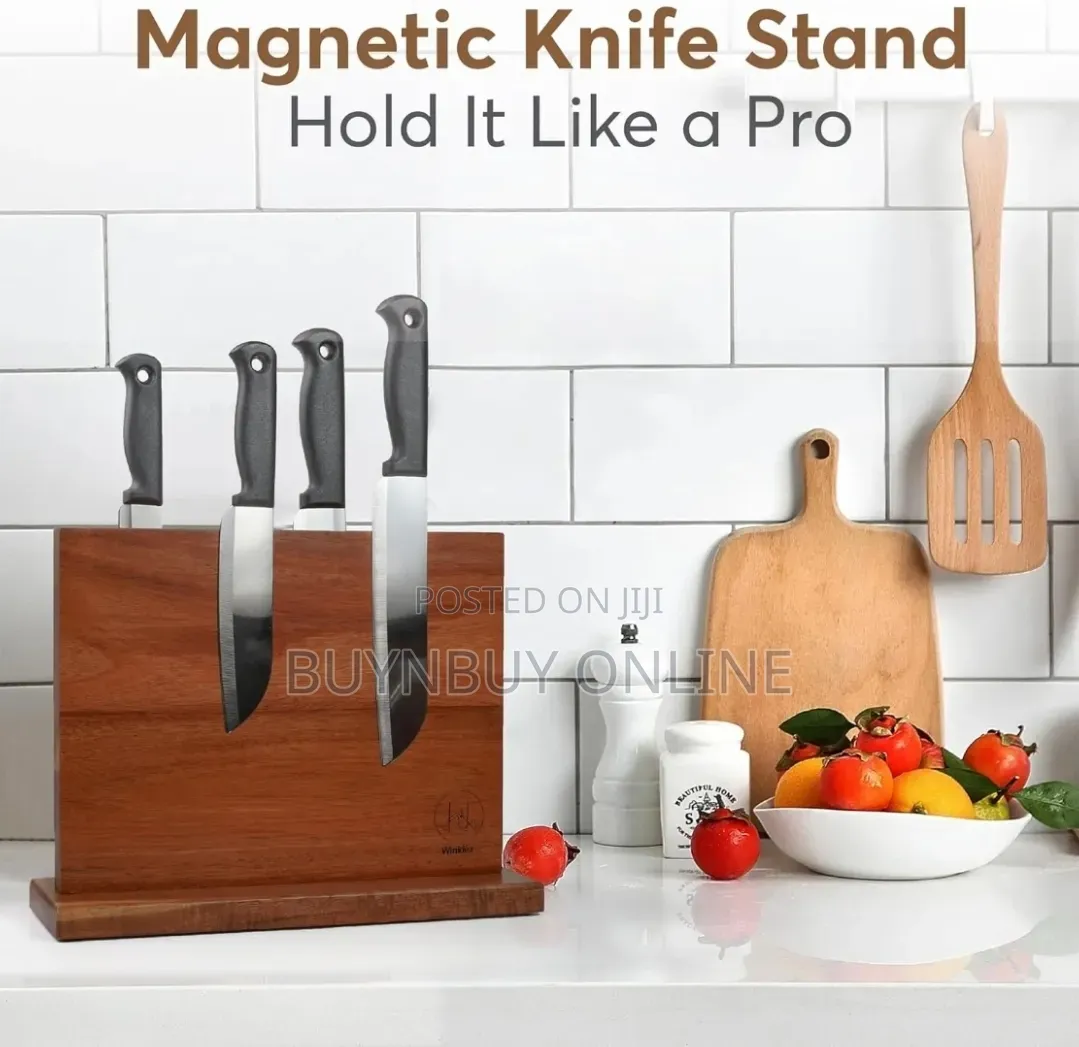 Wooden Magnetic Knife Holder