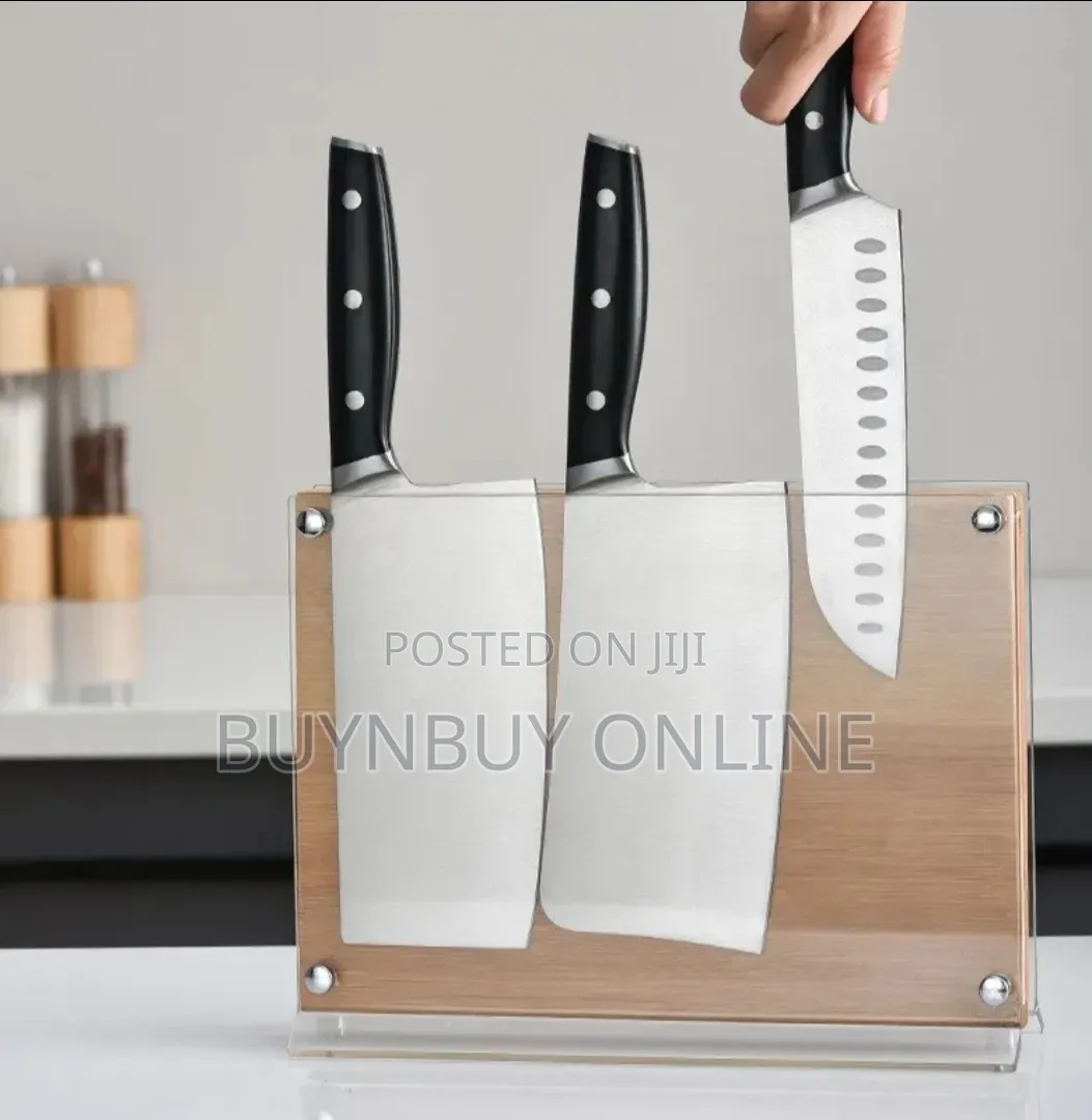 Wooden Magnetic Knife Holder