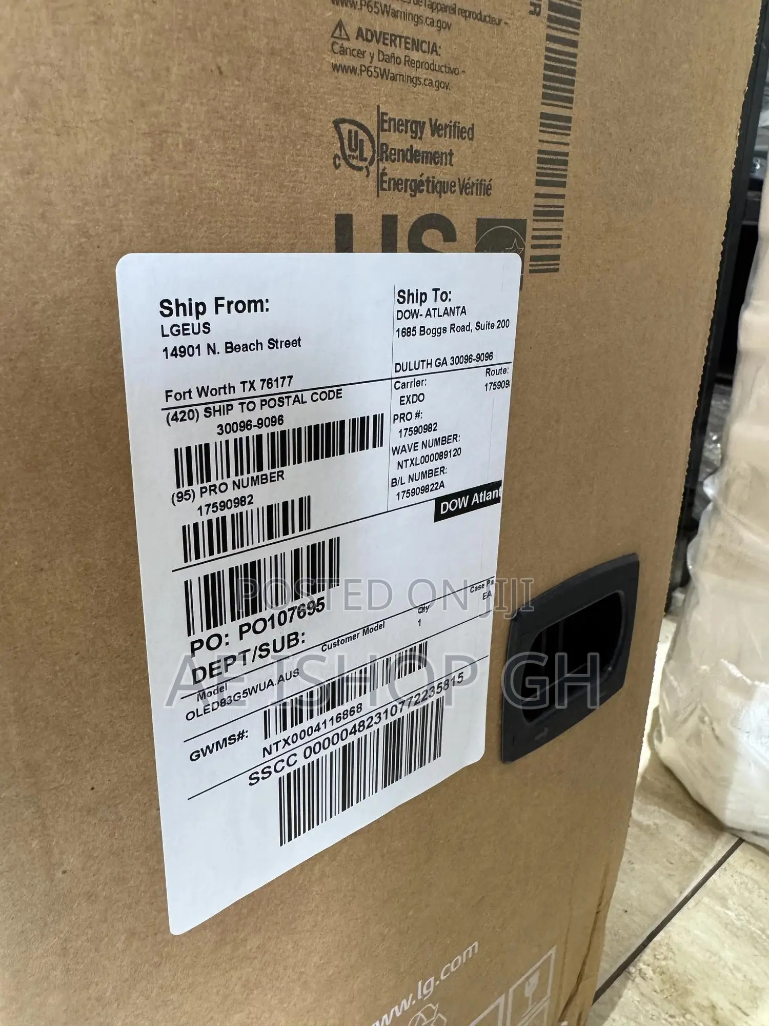 L.G Oled G5 Evo 83” Tv