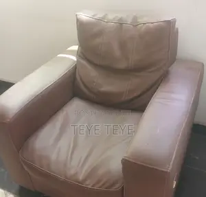 Single Leather Sofa Chair - Very Comfortablee Neat”