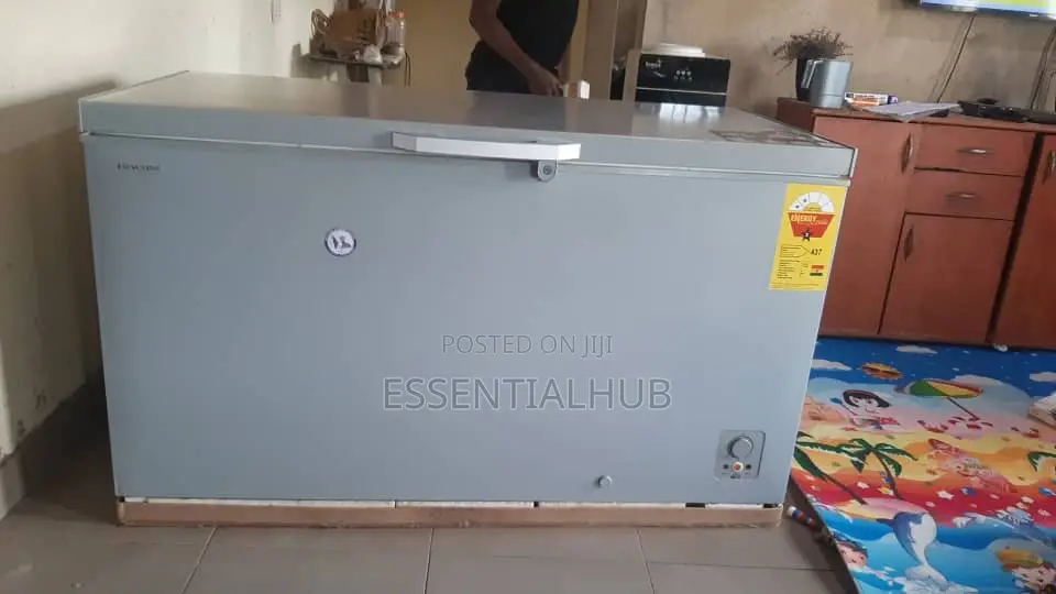 Hisense 420l Chest Freezer - Grey/Silver (Fc-550d4ha)