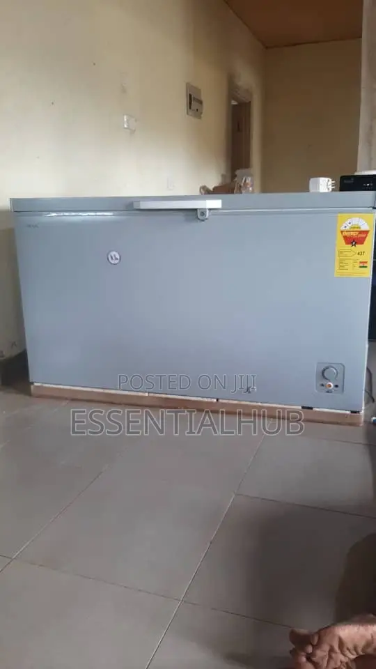Hisense 420l Chest Freezer - Grey/Silver (Fc-550d4ha)