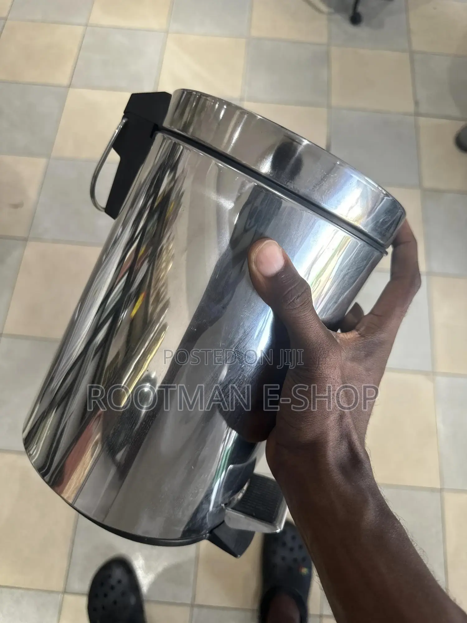 Stainless Steel Pedal Bin 5-Liter