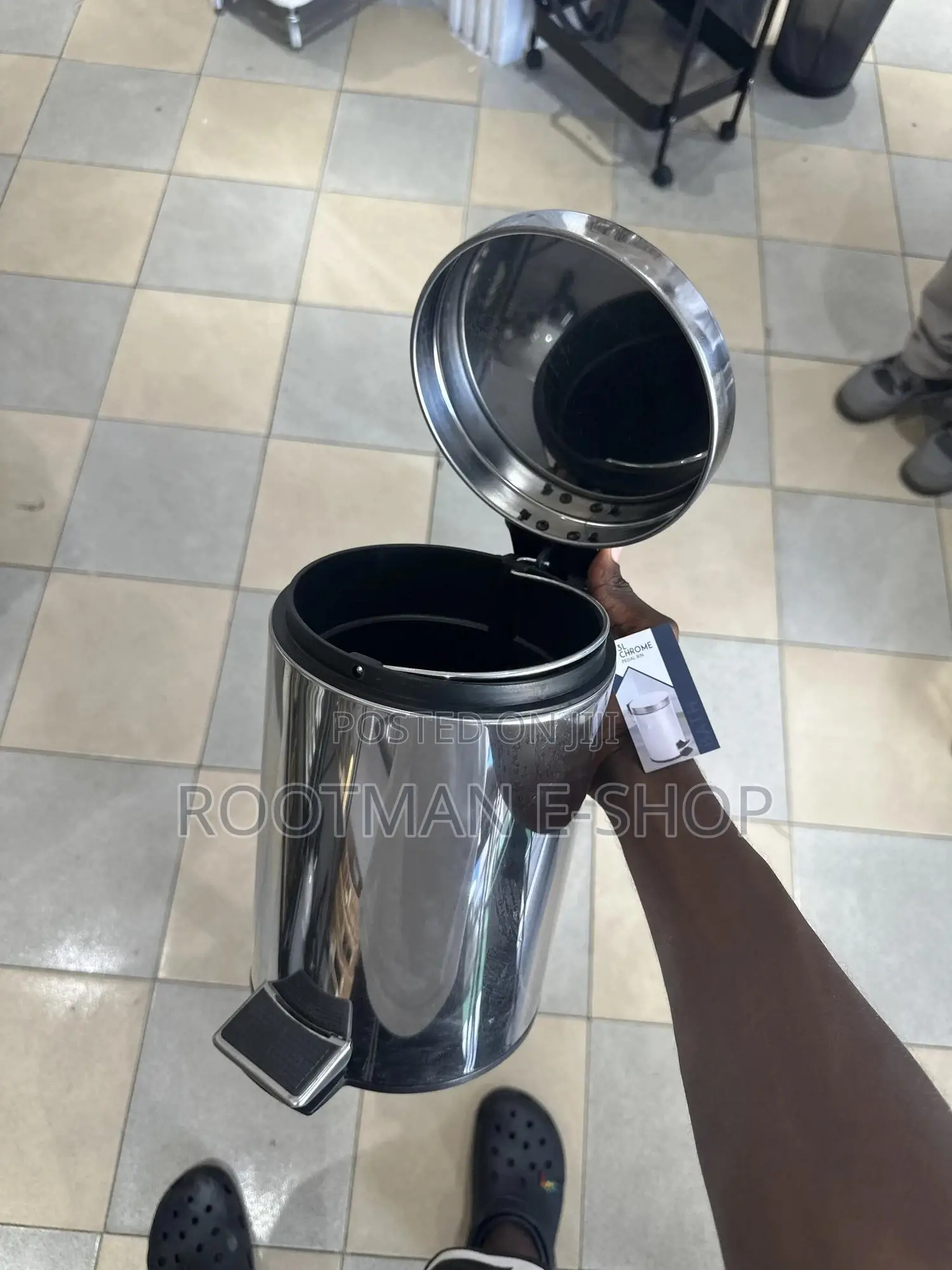 Pedal Bin With Reliable Foot Pedal Mechanism 5ltr