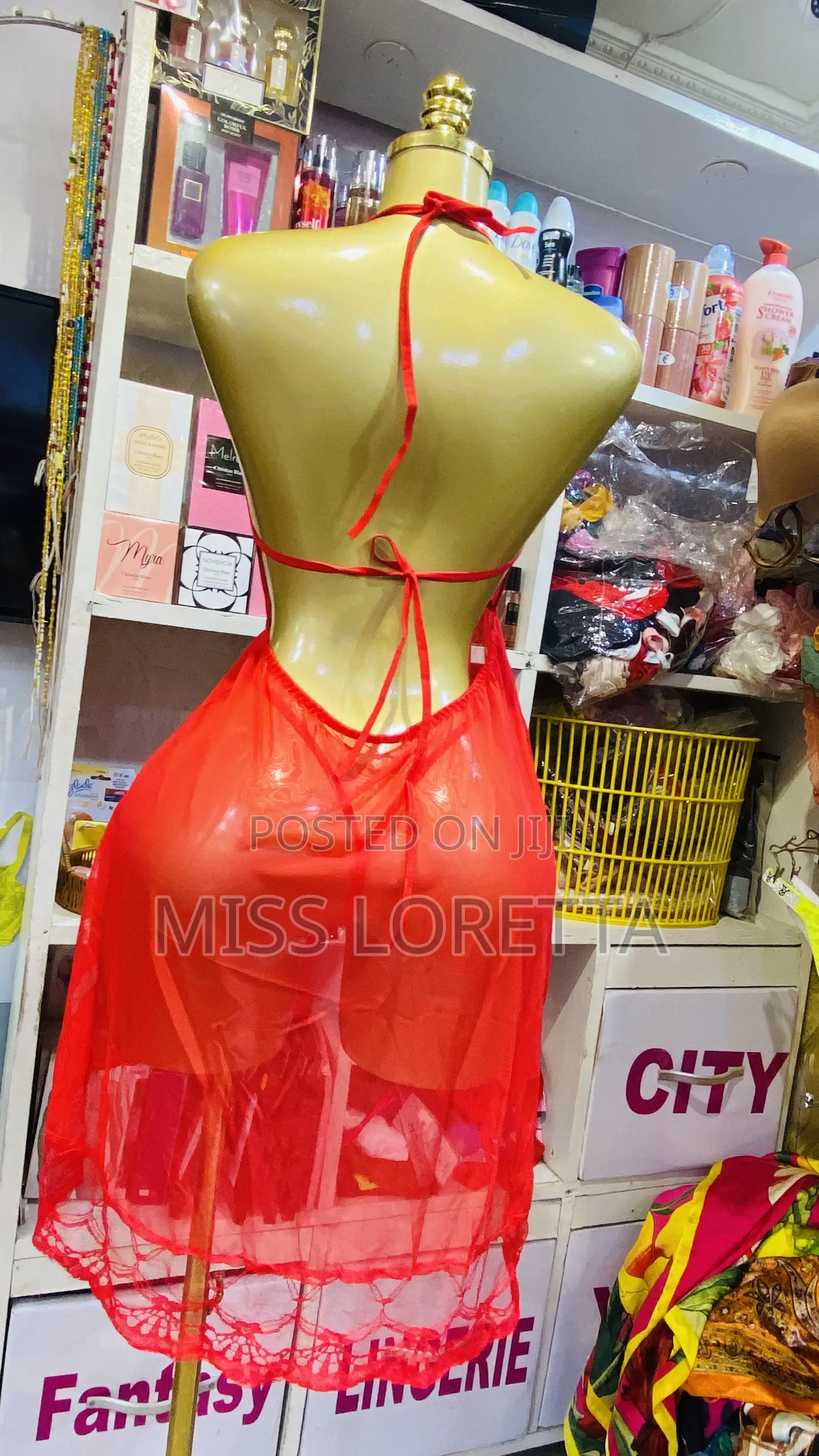 See Through Nightie With Panty Set