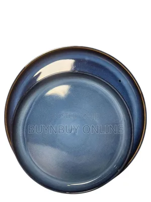 Glazed Ceramic Dinner Plates Set
