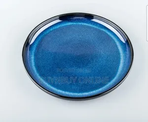 Glazed Ceramic Dinner Plates Set