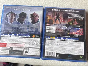 Detroit Become Human and Marvel Avengers Ps4 Disc