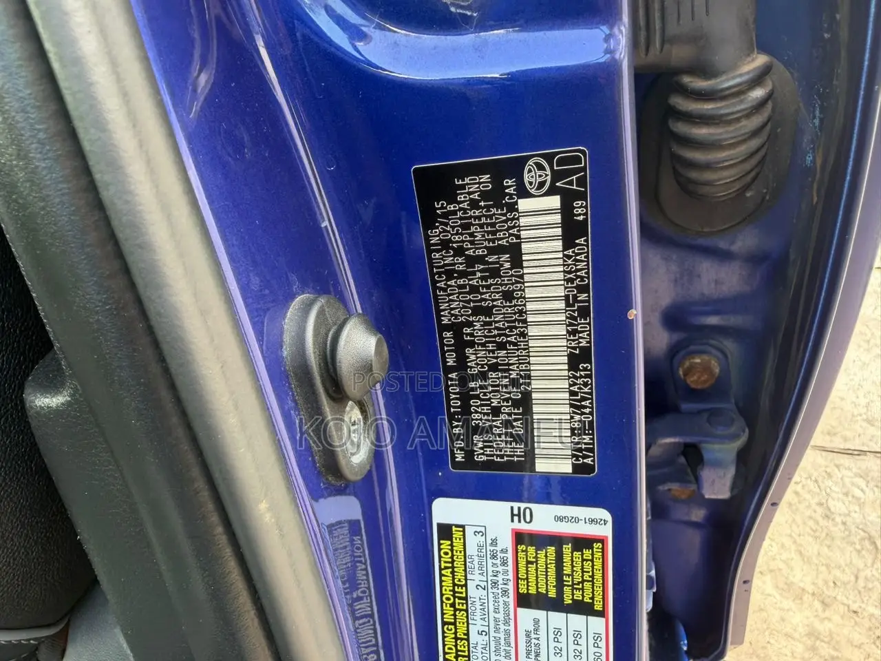 Toyota Corolla S 4dr Sedan (1.8L 4cyl CVT) 2016 Blue