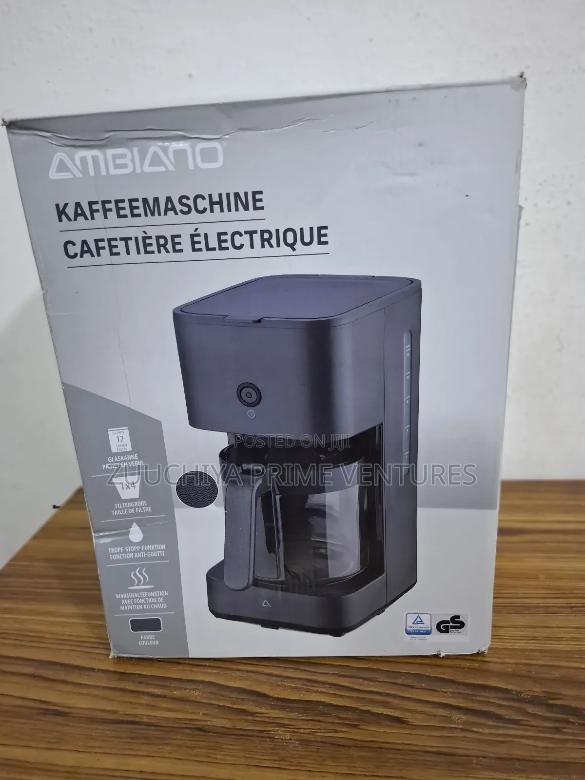 Ambiano Coffee Maker From Germany 
