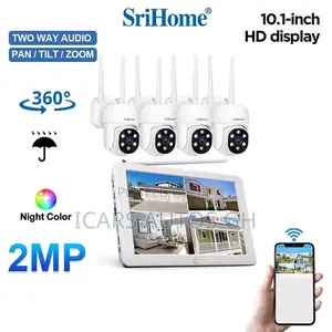 Srihome 4ch 2mp Poe Security Camera System