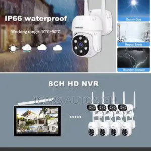 Srihome 4ch 2mp Poe Security Camera System