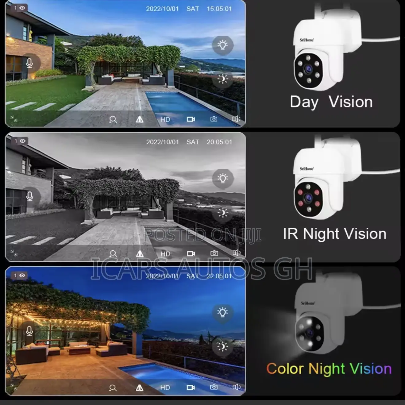 Srihome 4ch 2mp Poe Security Camera System