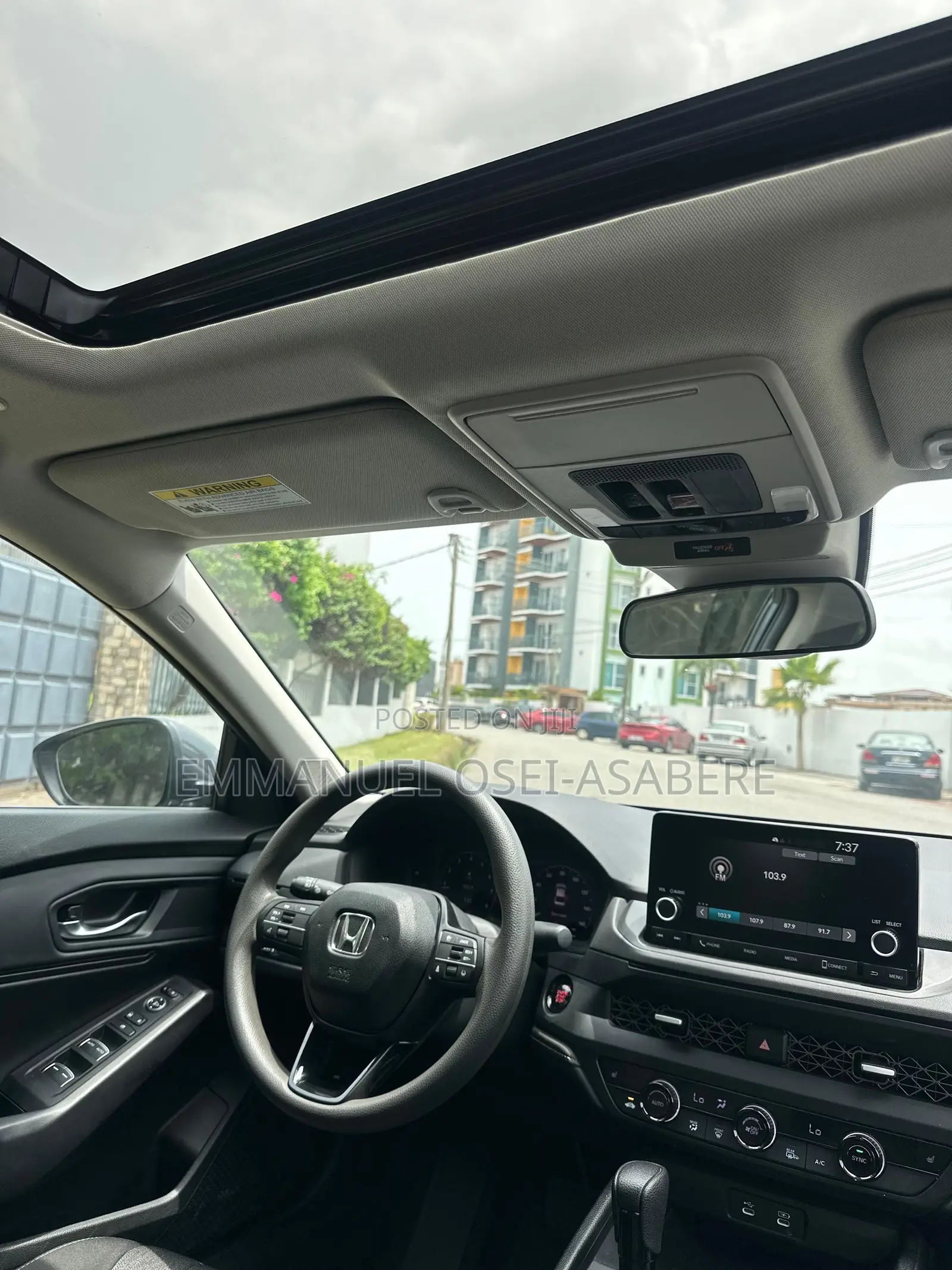 Honda Accord EX CVT 2024 Gray