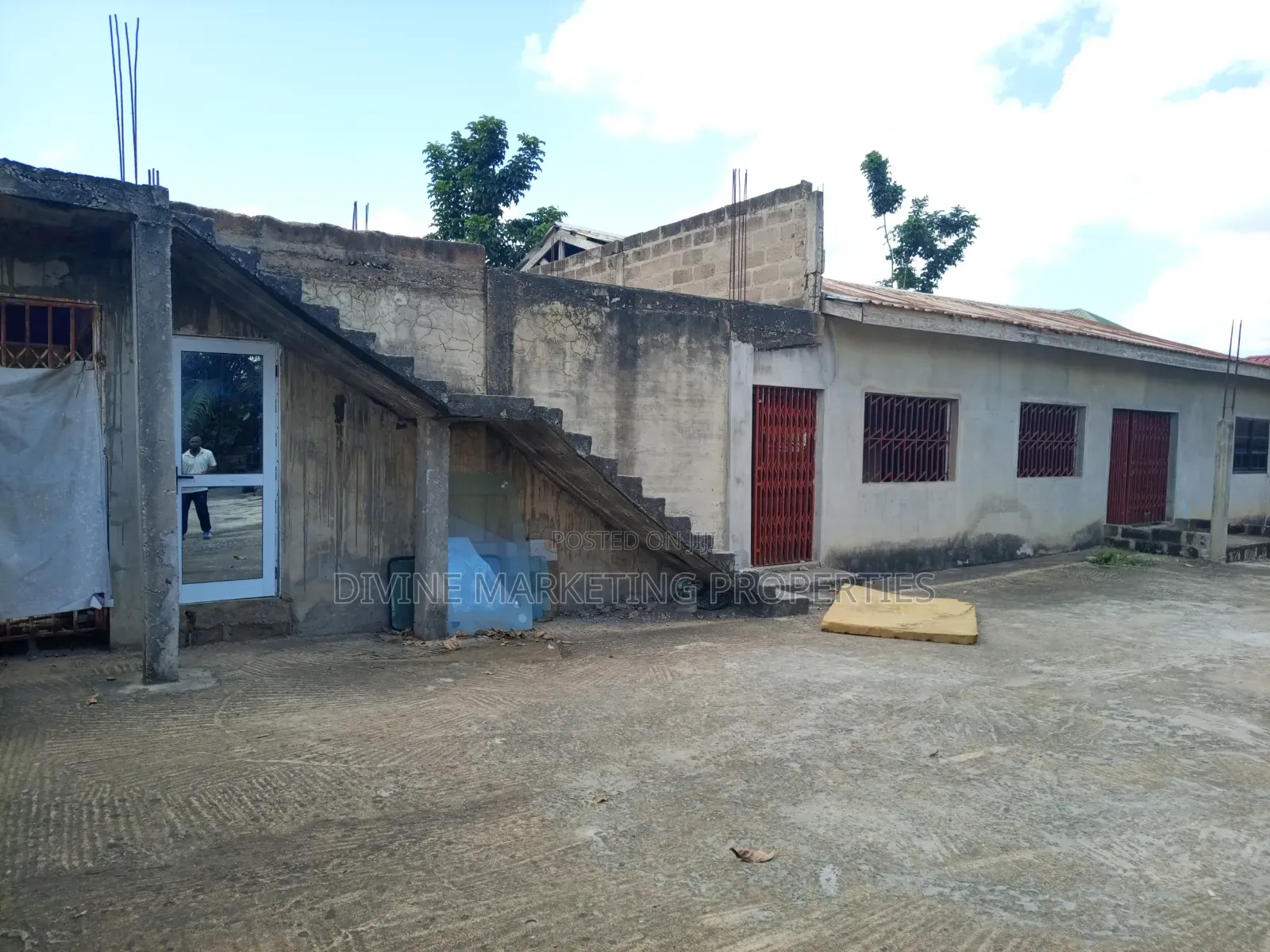 Church With 3 Shops At Abease, Amasaman Accra
