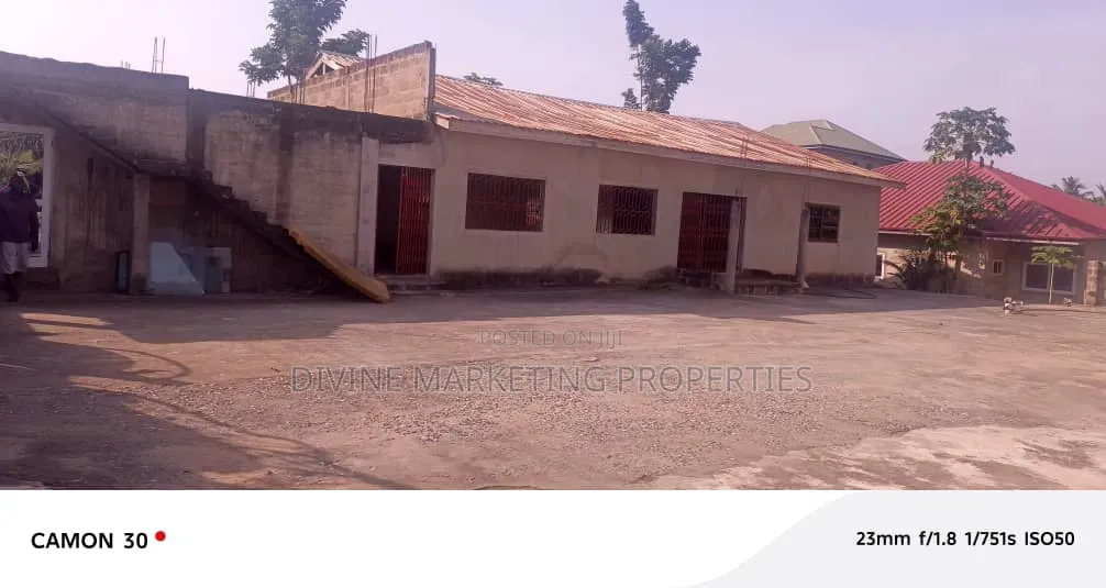 Church With 3 Shops At Abease, Amasaman Accra