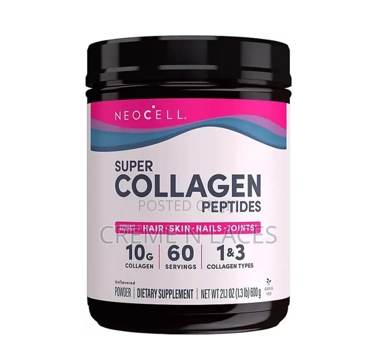 Neocell Grass-Fed Collagen Super Peptides, Unflavored 20g Per Serving