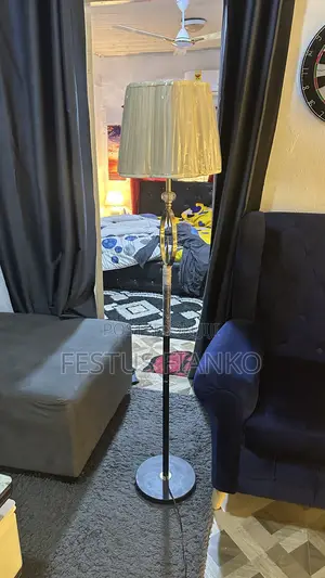 Brand New Modern Gold Ring Luxury Floor Lamp