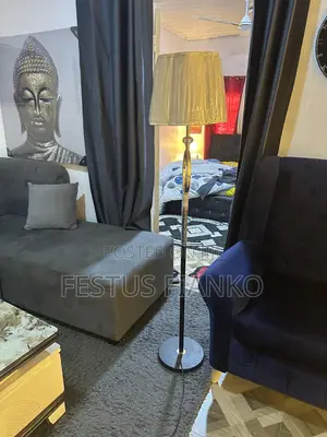Brand New Modern Gold Ring Luxury Floor Lamp
