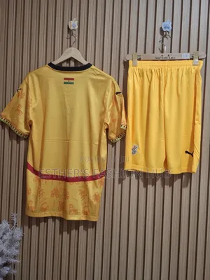 Ghana Jersey Yellow Top and Shorts