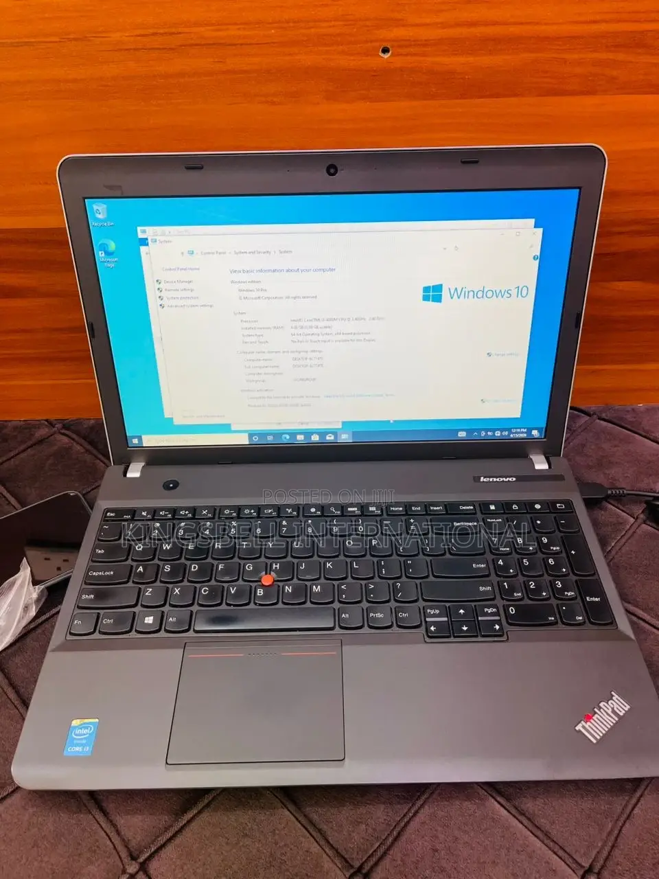 Laptop Lenovo ThinkPad Edge E540 8GB Intel Core i3 HDD 320GB