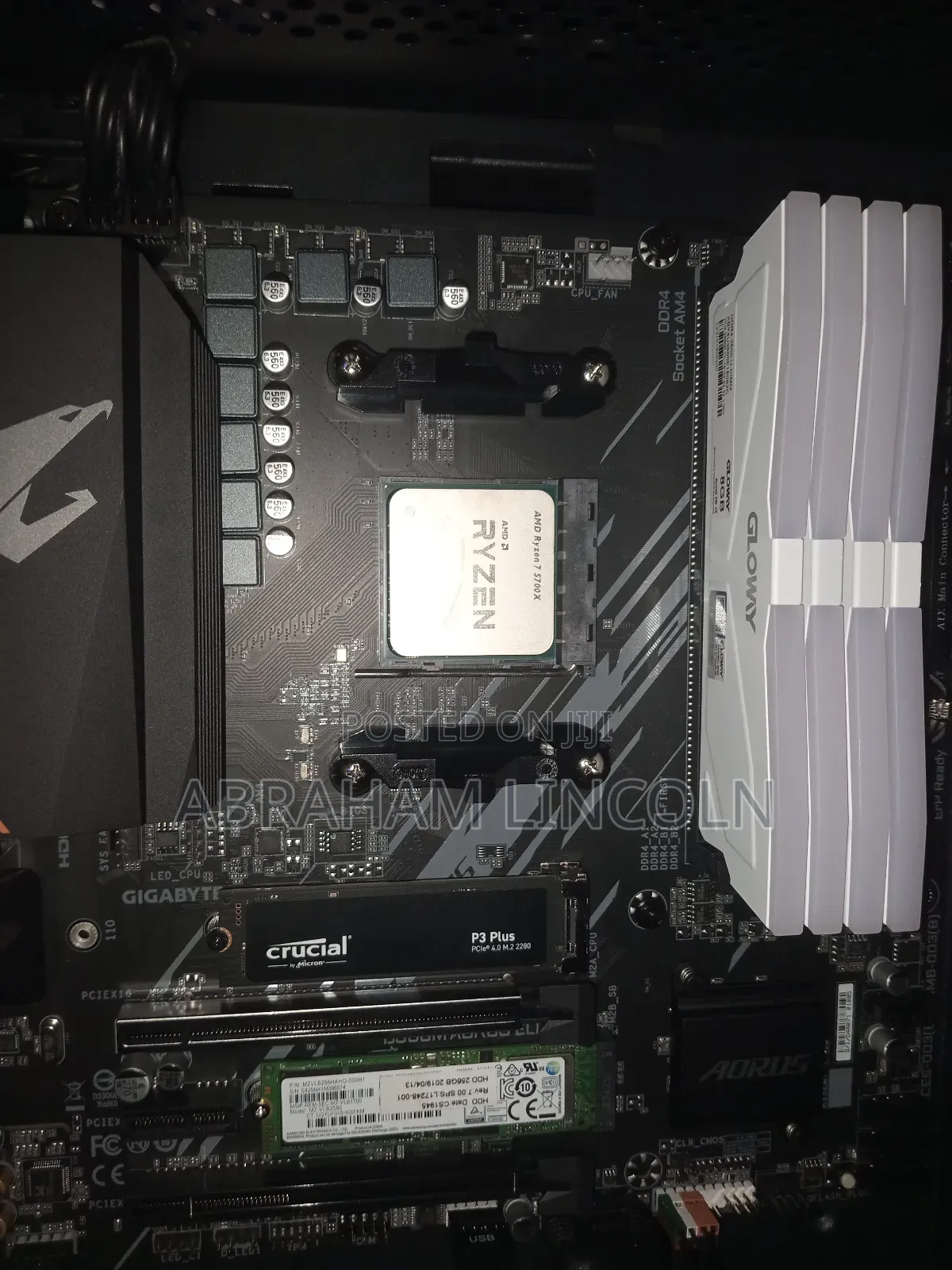 5700x,Ram and Board
