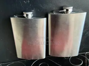 Alcohol 10z Stainless Steel Flagon/Bottle