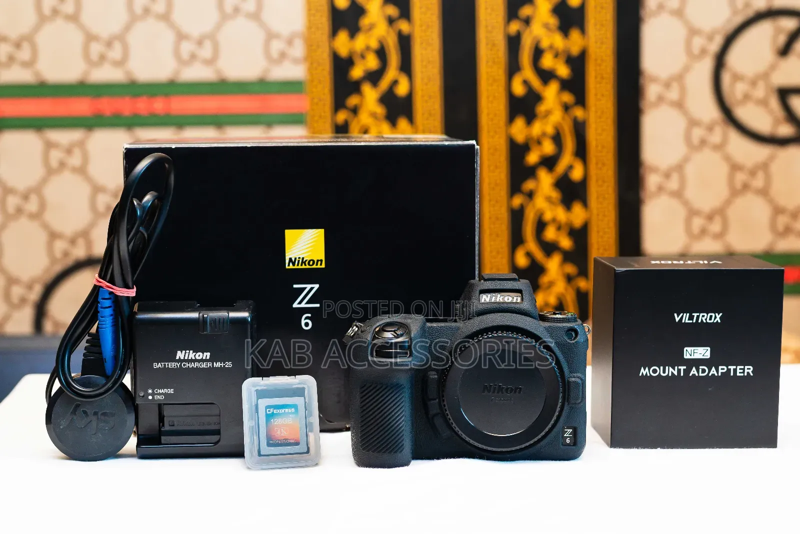 Nikon Z6 W/Adapter, 128gb Cf Express Card Silicon Case