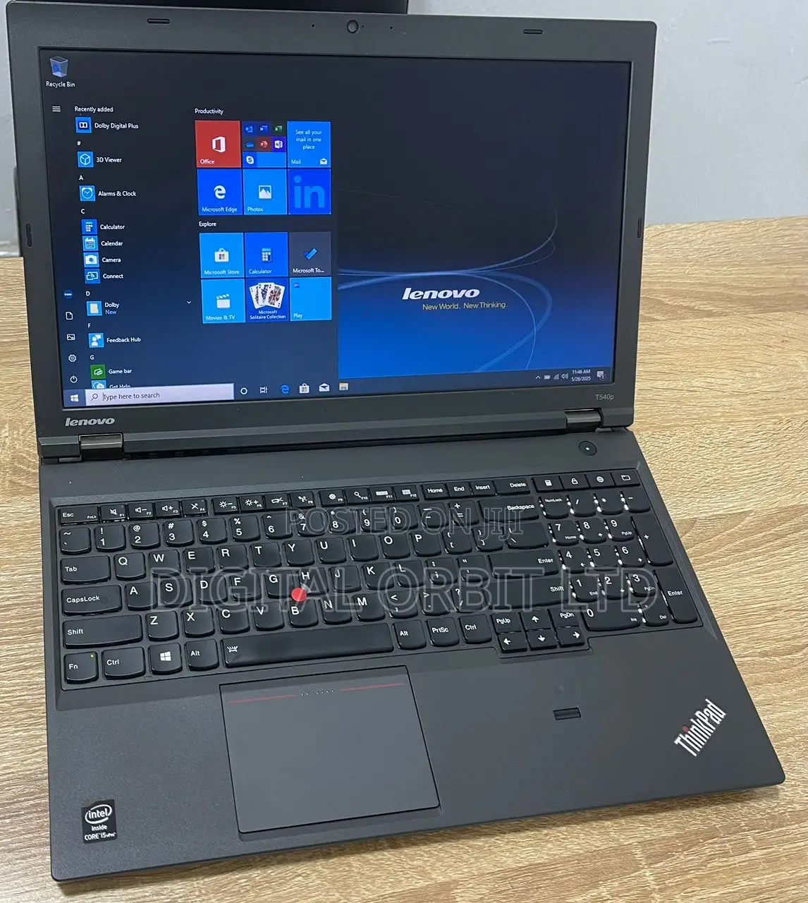 Laptop Lenovo ThinkPad T540p 8GB Intel Core i7 HDD 500GB