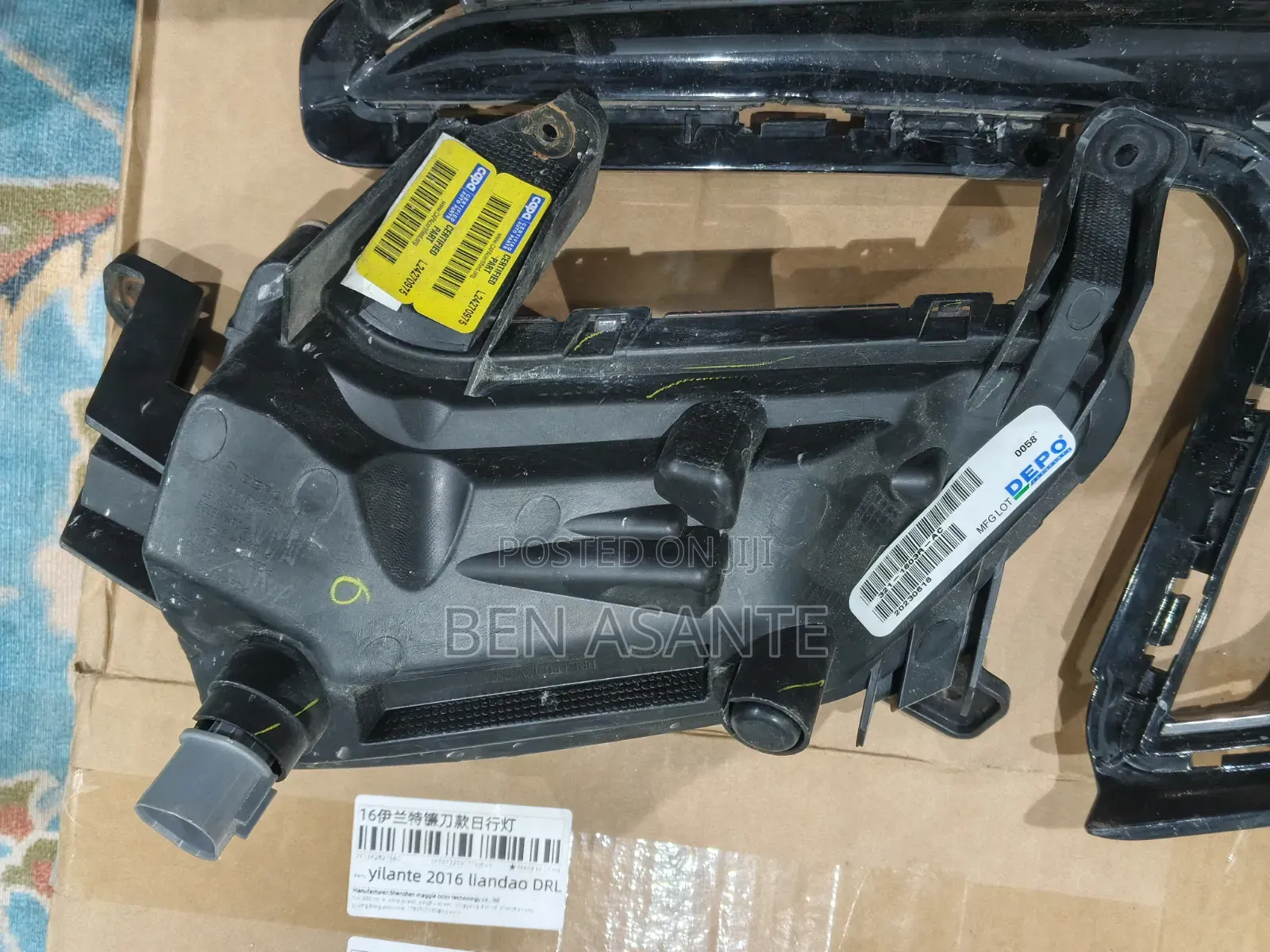 Elantra 2018 Fog Light