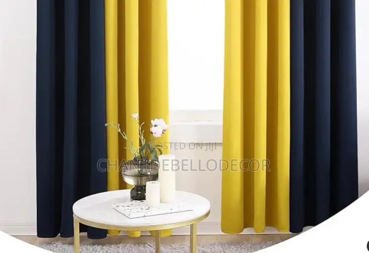 Separate Colors Blend Blackout Curtains 300ghc A Pair For Each Color