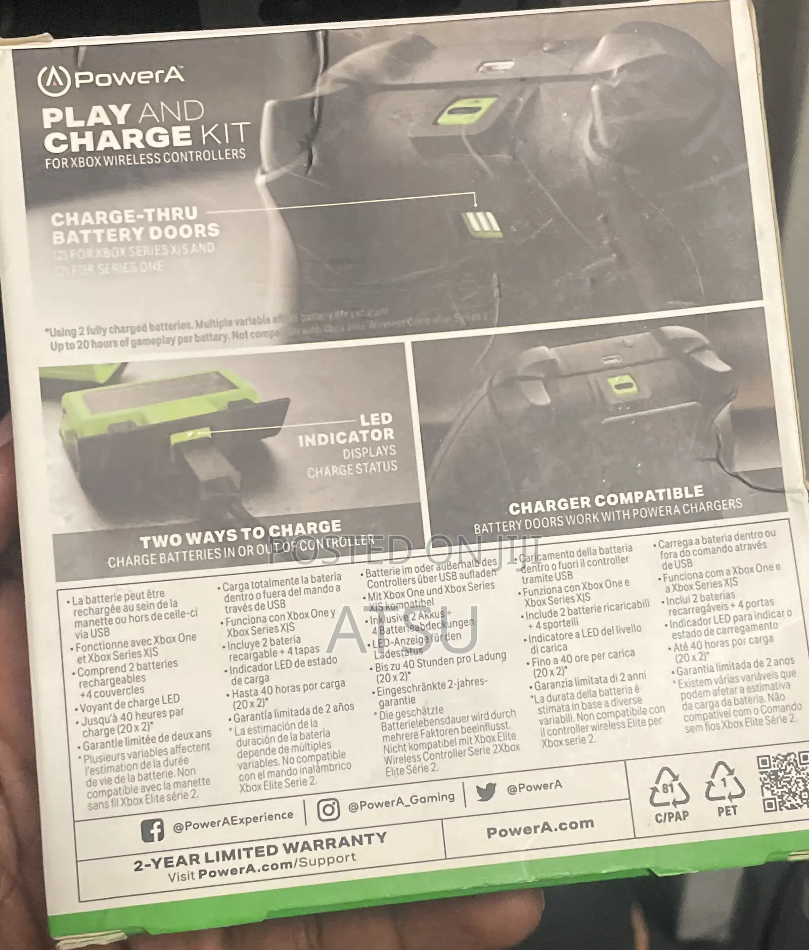 Xbox Battery / Play and Charge Kit