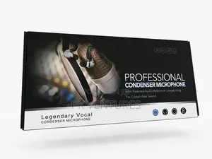 Professional Condenser Microphone V8 Sound Card