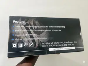 Professional Condenser Microphone V8 Sound Card