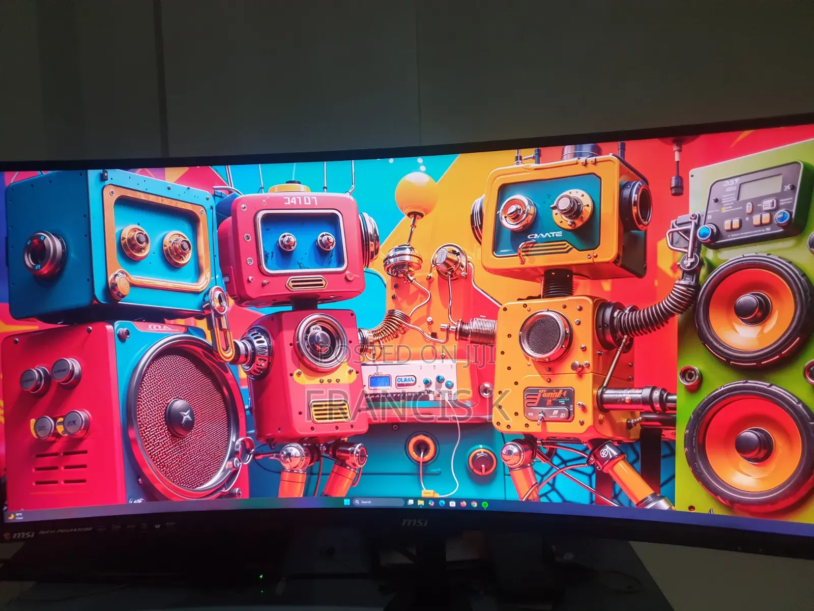 Msi Optix Curved 144hz "34" Ultra Wide Gaming Monitor