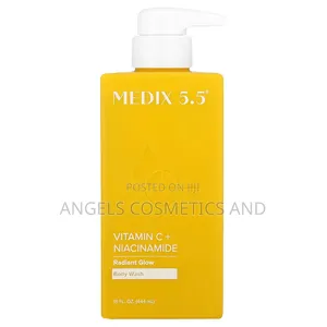 Medix 5.5 Vitamin C + Niacinamide Radiant Glow Body Wash 15 Fl Oz