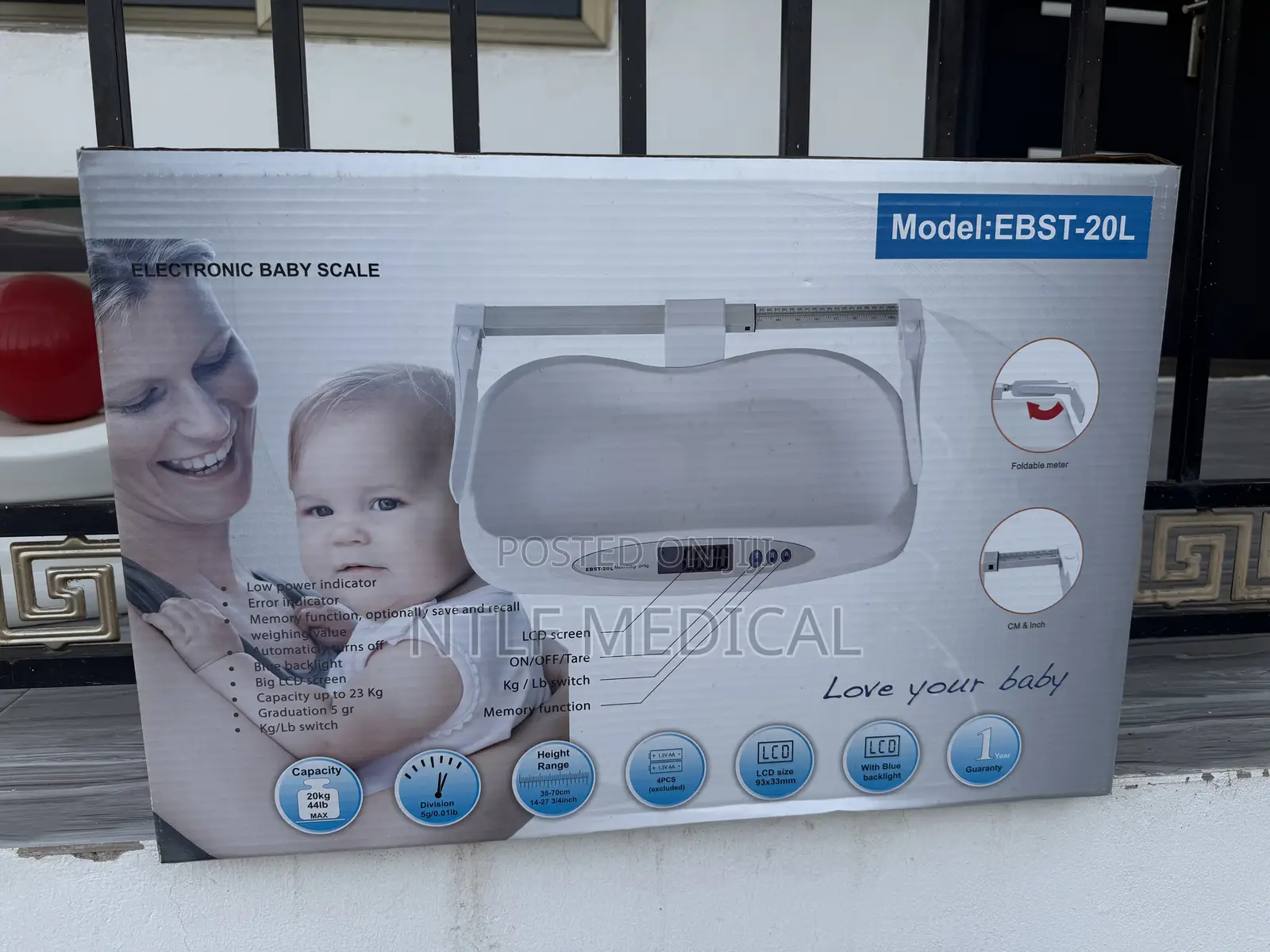Baby Scale With Infantometer