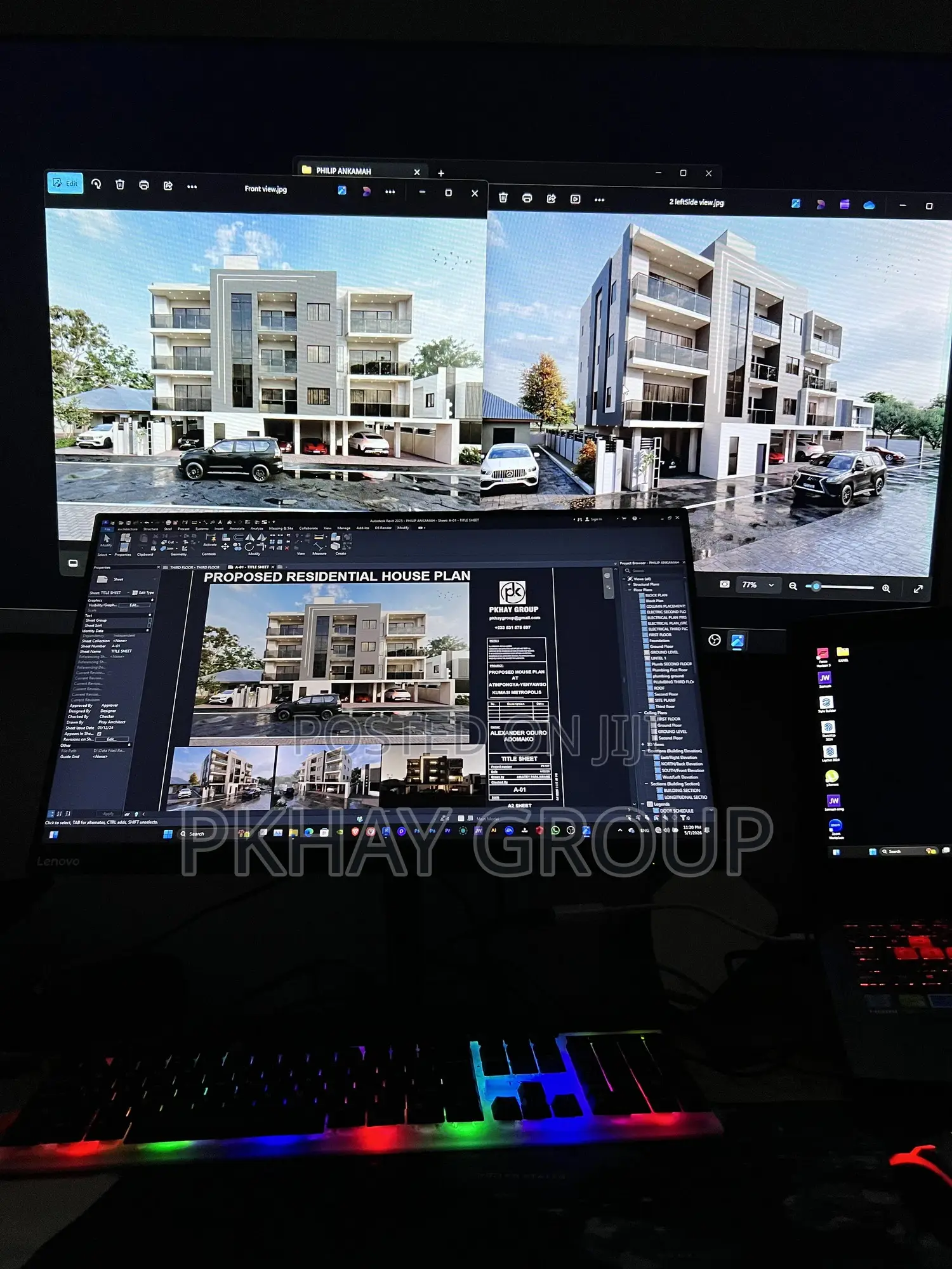 Architectural Plans( Hostel and Appartments)