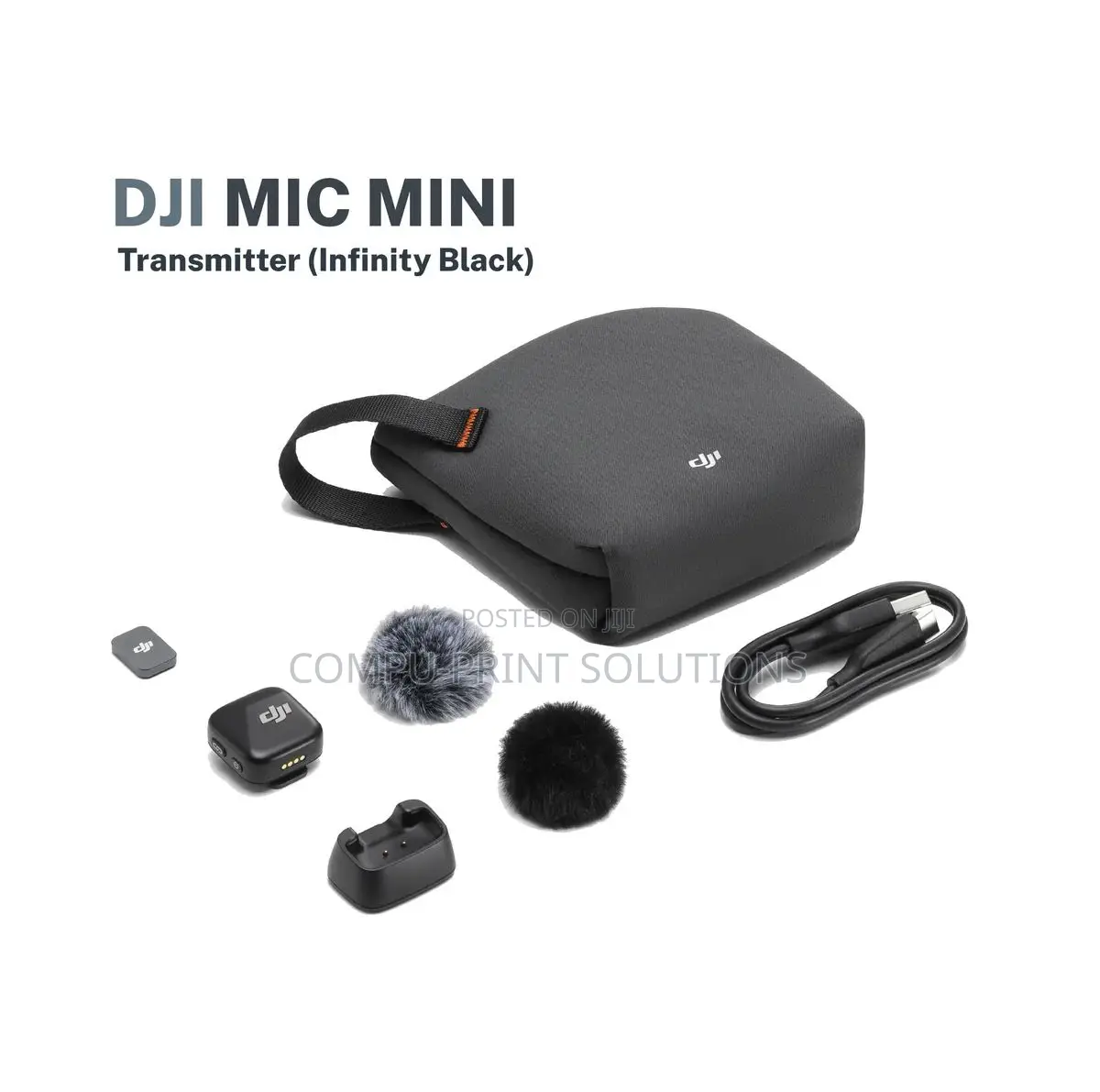 Dji Mic Mini Clip-on Transmitter With Built-in Microphone (2.4 Ghz)