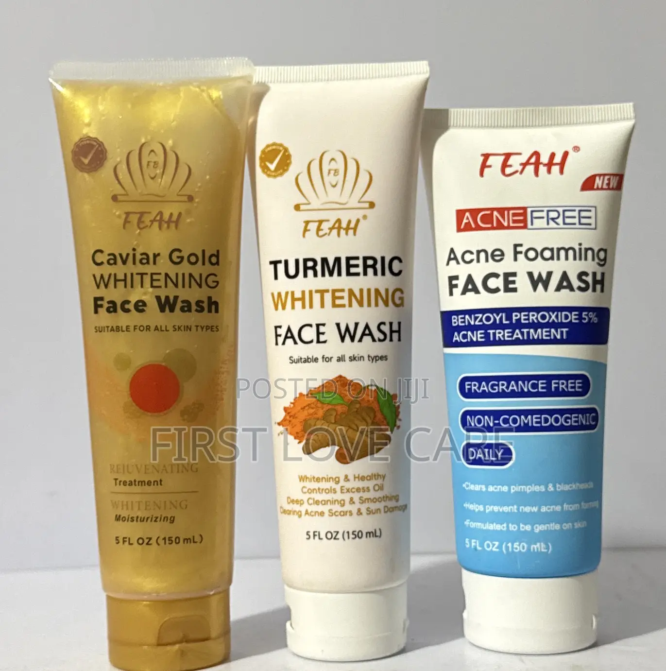 Feah Caviar Gold Whitening Face Wash Rejuvenating Treatment