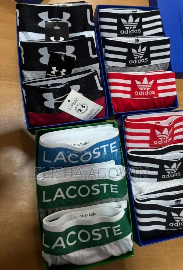Original Branded Boxes Adidas and Under Armour