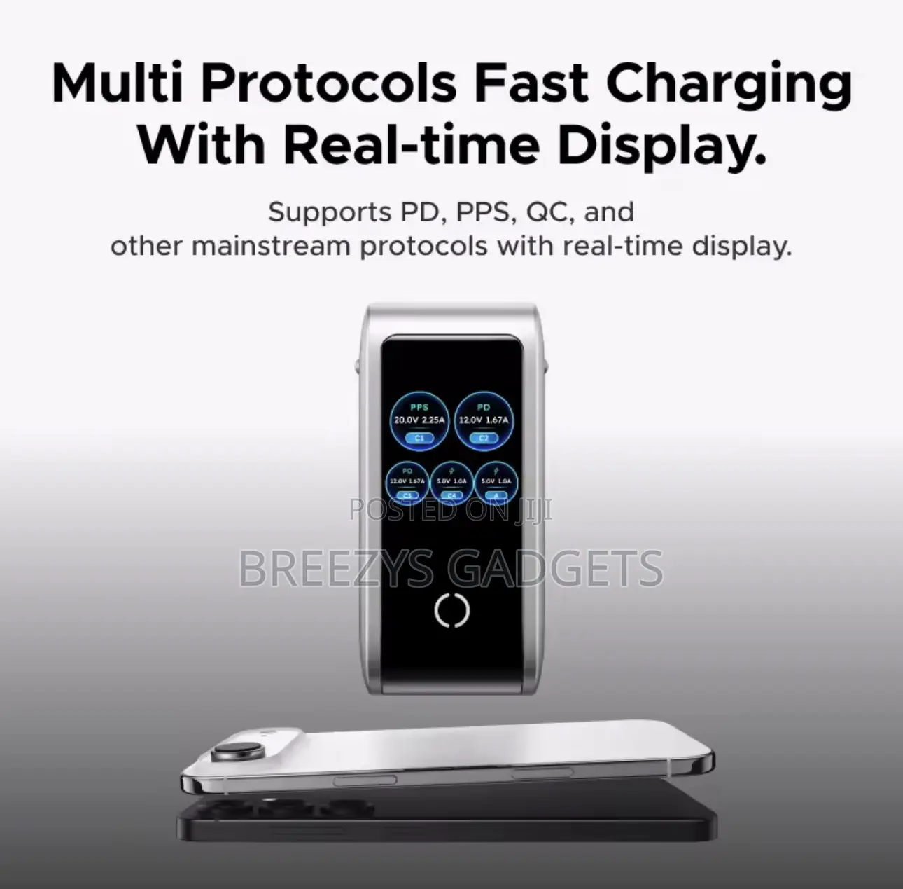 Ugreen Nexode Pro 100w Gan Charger With Smart Display Qc4.0 Pd 3.0 Usb
