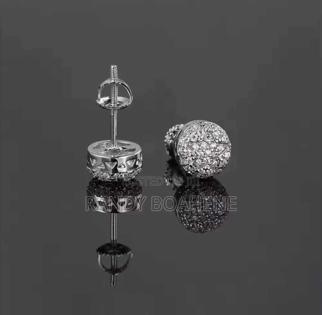 Men Zircon Stud Earring
